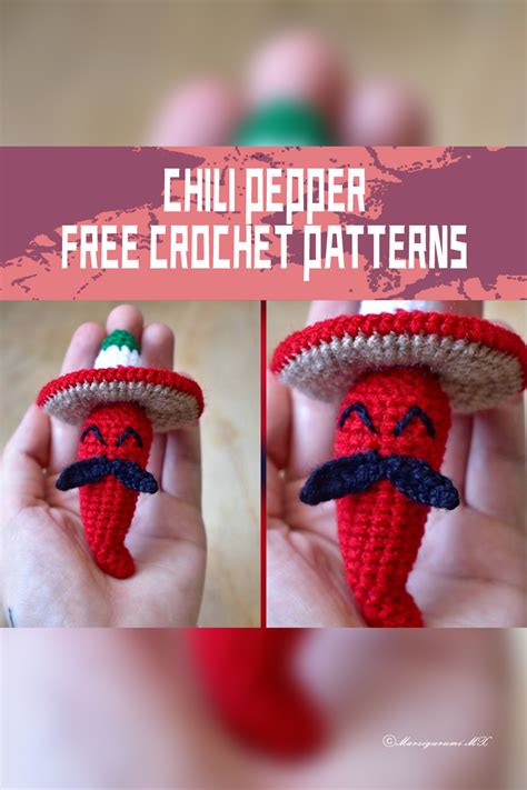 chili pepper crochet pattern|crochet chili pepper pattern free.